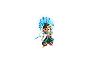 宠物  小小孔雀王